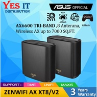 ASUS Mesh Router ZenWiFi AX XT8 V2 AX6600 / XT12B AX11000 Tri-band WiFi 6 Router AiMesh WiFi  (1PACK