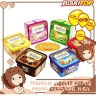 BISKITOP - PVC Aneka rasa Ember Kotak 370Gr Biskuit Lebaran Premium Ekspor Enak Dan Renyah