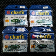 !! Blue Fishing Hook CHARM KOREA - Fishing Hook - Base Fishing - Ajing - Softlure Hook