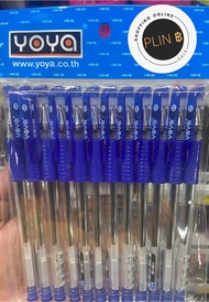 ปากกาเจลสีน้ำเงิน yoya 0.5 มม.