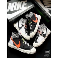 ♞❐Readymade x nk blazer mid gray and white Jay Chou CZ3589-100 men's high-top sneakers jogging shoes