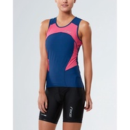 2XU Women's ACTIVE Tri Singlet Exercise Shirt-WT4372a