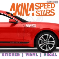 Akina Speed Stars Initial D Custom Car Stickers AE86 Toyota Drift Vinyl Decal Accessories