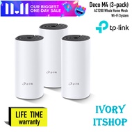 TP-Link Deco M4(3-pack) AC1200 Whole Home Mesh Wi-Fi System/ivoryitshop