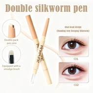 Dual-pitch Eye Bag Pen: Brightening & Contouring 2-in-1 Sweep Down To Eye Bag Area With Brush A9m7