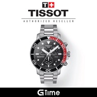 [Official Tissot Warranty] Tissot T120.417.11.051.01 Men's Seastar 1000 Chronograph Steel Strap Watch T1204171105101