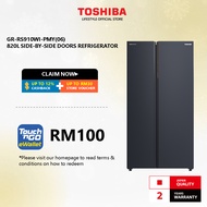 Toshiba GR-RS910WI-PMY(06) 820L Side-By-Side Door Inverter Refrigerator /Peti Sejuk/ 冰箱