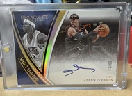 2016-17 Immaculate Allen Iverson 簽名卡 09/10