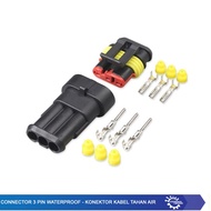 Waterproof Cable Connector - Waterproof 3 Pin Connector