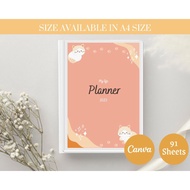 2023 Canva Planner Template, PDF download, Digital Product