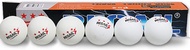 Great-hyc 6pcs Table Tennis Ping Pong Plastic Practice Training Quality Tournament White