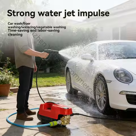 High Power Car Washer High Pressure Car Washing Machine 220v Automatic Car Washing Artifact Portable