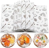 Tenceur 150 Pcs Waxed Deli Paper Sheets Cinco de Mayo Wax Paper for Food Sandwich Bread Burrito Wrap