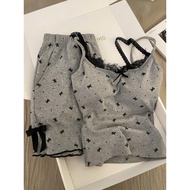 Very cute Summer Pajamas Set with Bow Pattern, QC -Hh139