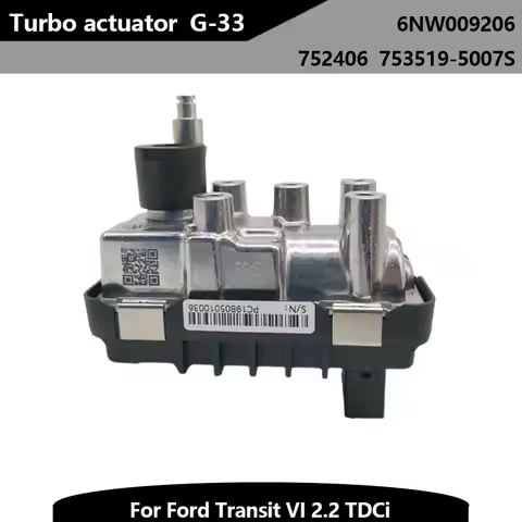Turbo Electric Actuator G-33 6NW009206 for Ford Transit VI 2.2 TDCi 96Kw 130HP, Electronic Wastegate