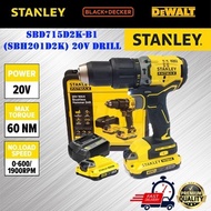 Stanley SBH201D2K-B1 18V Cordless 13mm Brushless Hammer Drill (2pcs battery 1pc charger)