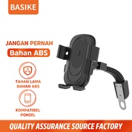 BASIKE Holder Phone Dudukan Telepon Sepeda/Kendaraan Listrik/Sepeda Motor Rotasi 360 Derajat/Jangan Pernah Lepas/Pengambilan Cepat/Kokoh dan Tahan Lama Kompatibel dengan sebagian besar ponsel