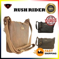 ORIGINAL RUSH RIDER GENUINE LEATHER SLING BAG CROSSBODY MEN WOMEN BEG LELAKI PEREMPUAN KULIT ASLI BR