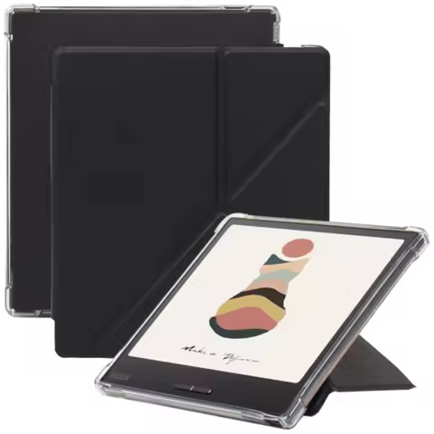 Slim Funda For Onyx Boox Page (2023) Case 7" eBook Multi-Folding Stand Cover with Soft TPU Back Shel
