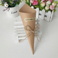 Small Kraft Paper Cone Bouquet Wrapping Paper