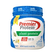 Premier Protein Powder Plant Protein, Vanilla, 25g Plant-Based Protein, 0g Sugar, Gluten Free, No So