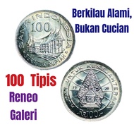 Berkilau asli Koin 100 Rupiah tipis wayang Tahun 1978 Uang kuno duit Rumah gadang lama Gress Luster