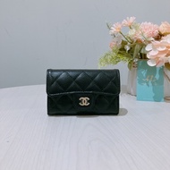 CHANEL 香奈兒經典翻蓋式卡片套CLASSIC FLAP CARD HOLDER CAVIAR