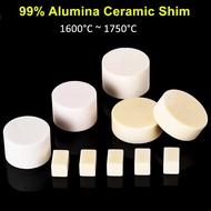 99% Alumina Al2O3 Ceramic Shims Square Cylindrical Spacer Blocks High Strength Wear-Resistant