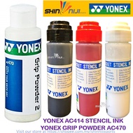 Yonex Accessories AC414 Stencil Ink, AC 470 Grip Powder, AC402-2EX Towel Grip (Roll)
