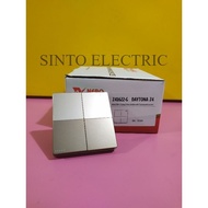 NERO Daytona Gold 2 Gang 2 Way Switch Hotel Series Switch