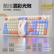 【優選】炫銀狐K820有線遊戲鍵盤滑鼠套裝電競發光桌上型電腦筆記本辦公通用