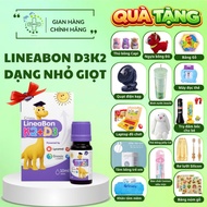 ( Live ) Lineabon K2 D3 drops 10ML bottle supplemented with k2 d3 mk7 to help increase calcium absor