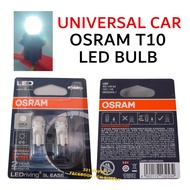 Osram T10 W5W Cool White LED Bulb 4090 6000K 12V (1Set 2pcs) Original Genuine New Packing
