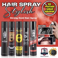 Hair Spray Styling MEN'S HAIR SPRAY Extra Hold Hair Spray Stylish Professional Saloon Hair Spray