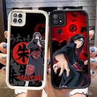 DJ-6 Anime Uchiha Silicone Casing black and white for OPPO Realme Reno C20A C20 A93 C11 4F A16K A16E