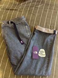 The North Face Purple Label Denim Straight Pants Indigo Bleach 丹寧 牛仔褲