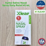 Xlear® Xylitol Saline Nasal Spray 45 mL - Daily Relief for Congestion and Clearing ล้างจมูก