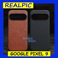 Google PIXEL 9 - Leather Texture Hybrid Soft Case Cover Casing