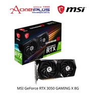 （AONE PLUS SS2) MSI RTX 3050 GAMING X 8GB GDDR6 GRAPHICS CARDS