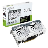 ASUS Dual GeForce RTX™ 4060 OC White Edition 8GB GDDR6 (PCIe 4.0, 8GB GDDR6, DLSS 3, HDMI 2.1a, Disp