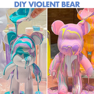 DIY Fluid Bearbrick Handmade Violent Bear Personality Model Ornaments F