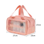 Inaso Tas Travel Makeup Anti Air Pouch Transparan Organizer Kosmetik Traveling Bag Alat Mandi HSB239