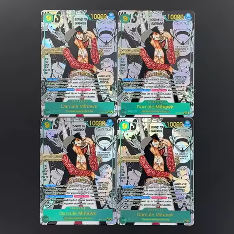 One Piece TCG OPCG English character card Mihawk manga OP14-119 Textured Foil Card Anime Collectible
