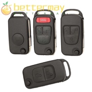 BETTER-MAYSHOW Car Key Cover, HU39 HU64 Folding Remote Key , Replacement 1/2/3/4 Buttons Flip Fob  S