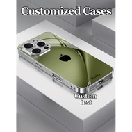 1pc Customizable Personalized Text With Creative New Minimalist Red, Purple, Gray, Blue, Green, Brow