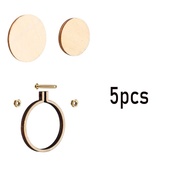 5 Set Cross Stitch Hoop Ring For Cross Stitch Hoop Ring Wooden Cross Stitch Frame Gelung Sulaman Kay