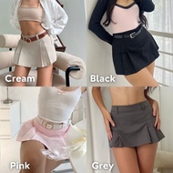 Shewearssugar Meow Micro Pleated Skort | Women's Short Skirt | Women's Bottoms | Tennis Mini Skirt | Golf Short Skirt | Korean Style Skirt | Korean Short Skirt