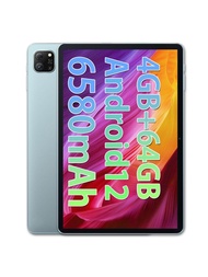Oscal 10吋平板電腦 7gb(4+3可擴展) + 64gb(支援2tb Tf卡),pad70(2023)平板電腦 6580mah電池,13mp相機,1280x800高清+ips觸控屏幕,android 12,2.4g/5g Wifi平板電腦,藍牙 5.0,通過 Google Gms 認證,eu 版本-冰川藍色,支援 Otg 功能