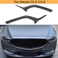 Car Front Bumper Mesh Grille Grill Strip Trim For Mazda CX-5 CX-8 2017-2019 Car Grille Trim Cover Ca