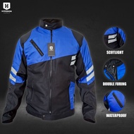 Gen z generation touring motorcycle jacket | biru